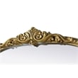 Elegant Decor Naomi Vintage Resin Mirror 24X36 in Antique Brass