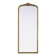 Elegant Decor Naomi Vintage Resin Mirror 24X60 in Antique Brass