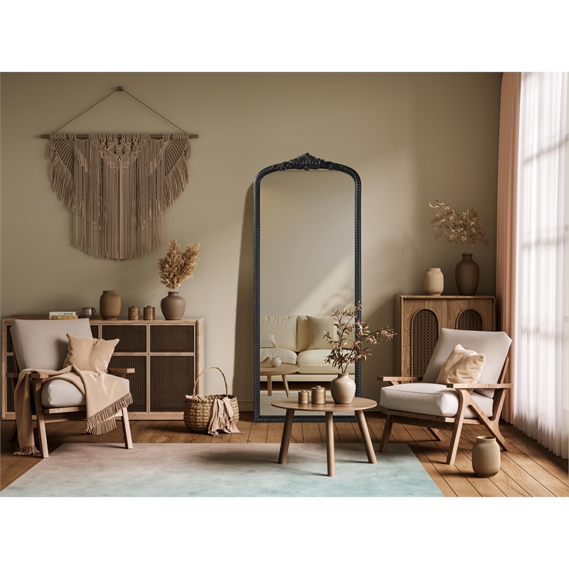 Elegant Decor Naomi Vintage Resin Mirror 24X60 in Vintage Bronze