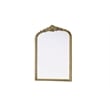 Elegant Decor Naomi Vintage Resin Mirror 27X36 in Antique Brass