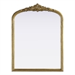 Elegant Decor Naomi Vintage Resin Mirror 27X36 in Antique Brass