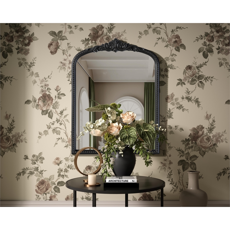 Elegant Decor Naomi Vintage Resin Mirror 27X36 in Vintage Bronze