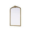 Elegant Decor Naomi Vintage Resin Mirror 27X42 in Antique Brass
