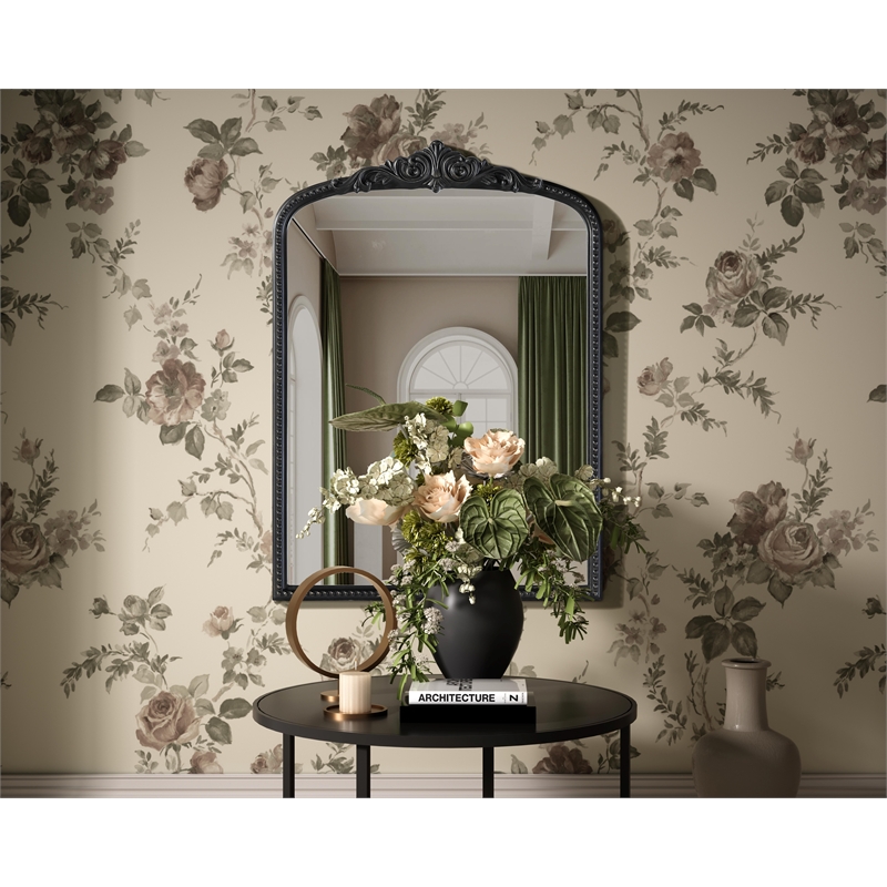 Elegant Decor Naomi Vintage Resin Mirror 30X42 in Vintage Bronze