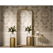 Elegant Decor Naomi Vintage Resin Mirror 30X72 in Antique Brass