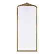 Elegant Decor Naomi Vintage Resin Mirror 30X72 in Antique Brass