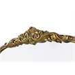 Elegant Decor Naomi Vintage Resin Mirror 36X36 in Antique Brass