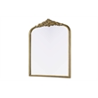 Elegant Decor Naomi Vintage Resin Mirror 36X42 in Antique Brass