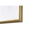 Elegant Decor Naomi Vintage Resin Mirror 36X42 in Antique Brass