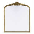 Elegant Decor Naomi Vintage Resin Mirror 36X42 in Antique Brass