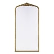 Elegant Decor Naomi Vintage Resin Mirror 36X72 in Antique Brass