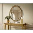Elegant Decor Naomi Vintage Resin Mirror 24X25.6 in Antique Brass