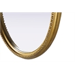 Elegant Decor Naomi Vintage Resin Mirror 24X25.6 in Antique Brass