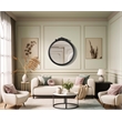 Elegant Decor Naomi Vintage Resin Mirror 24X25.6 in Vintage Bronze