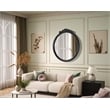Elegant Decor Naomi Vintage Resin Mirror 24X25.6 in Vintage Bronze