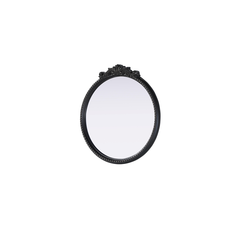 Elegant Decor Naomi Vintage Resin Mirror 24X25.6 in Vintage Bronze