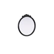 Elegant Decor Naomi Vintage Resin Mirror 24X25.6 in Vintage Bronze
