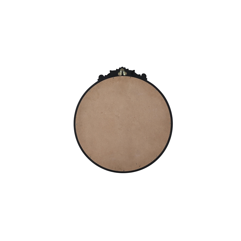 Elegant Decor Naomi Vintage Resin Mirror 24X25.6 in Vintage Bronze