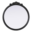 Elegant Decor Naomi Vintage Resin Mirror 24X25.6 in Vintage Bronze