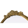 Elegant Decor Naomi Vintage Resin Mirror 30X32 in Antique Brass