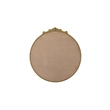 Elegant Decor Naomi Vintage Resin Mirror 30X32 in Antique Brass