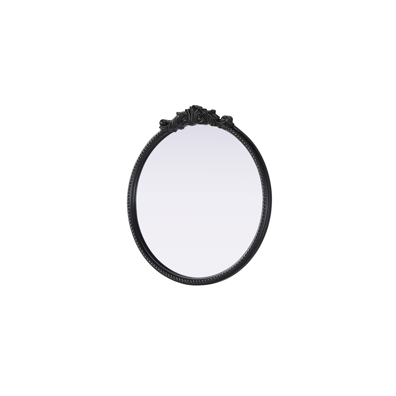 Elegant Decor Naomi Vintage Resin Mirror 30X32 in Vintage Bronze