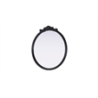 Elegant Decor Naomi Vintage Resin Mirror 30X32 in Vintage Bronze