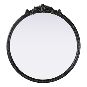 Elegant Decor Naomi Vintage Resin Mirror 30X32 in Vintage Bronze