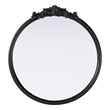 Elegant Decor Naomi Vintage Resin Mirror 30X32 in Vintage Bronze