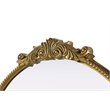 Elegant Decor Naomi Vintage Resin Mirror 36X38 in Antique Brass