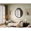 Elegant Decor Naomi Vintage Resin Mirror 36X38 in Vintage Bronze