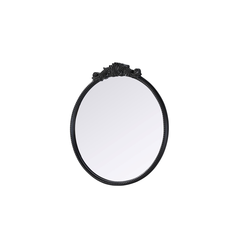 Elegant Decor Naomi Vintage Resin Mirror 36X38 in Vintage Bronze