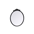 Elegant Decor Naomi Vintage Resin Mirror 36X38 in Vintage Bronze