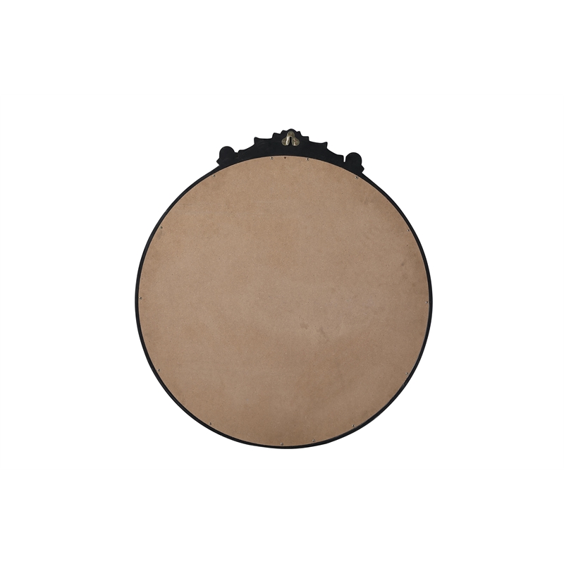 Elegant Decor Naomi Vintage Resin Mirror 36X38 in Vintage Bronze