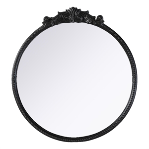 Elegant Decor Naomi Vintage Resin Mirror 36X38 in Vintage Bronze