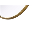 Elegant Decor Naomi Vintage Resin Mirror 42X45 in Antique Brass
