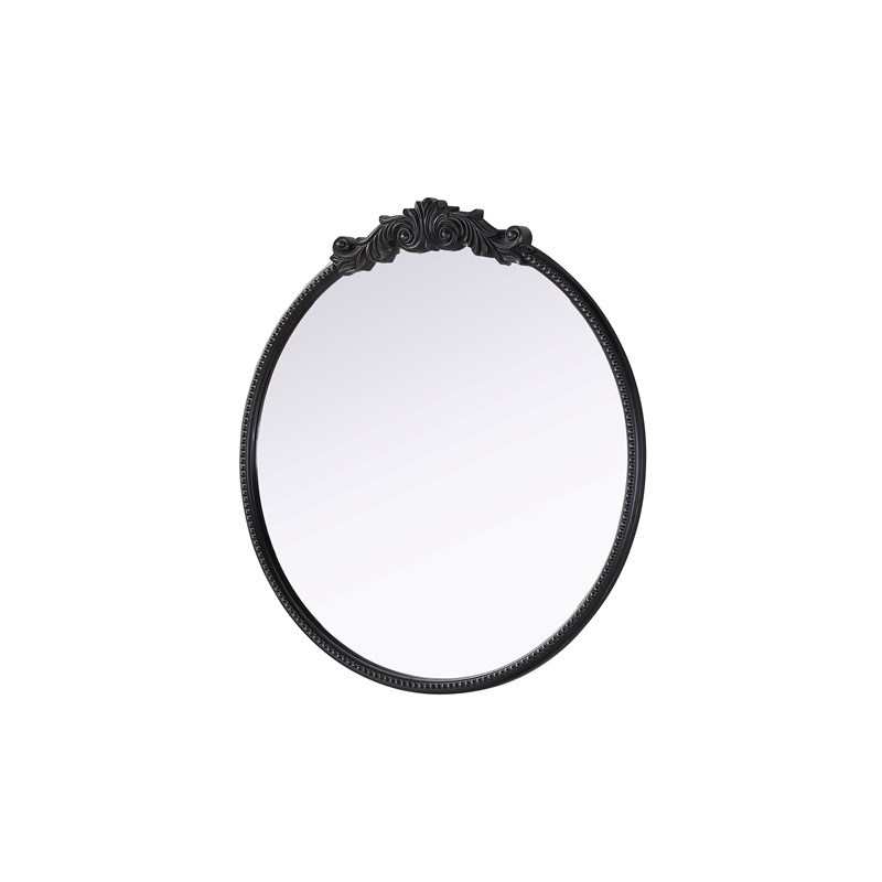 Elegant Decor Naomi Vintage Resin Mirror 42X45 in Vintage Bronze