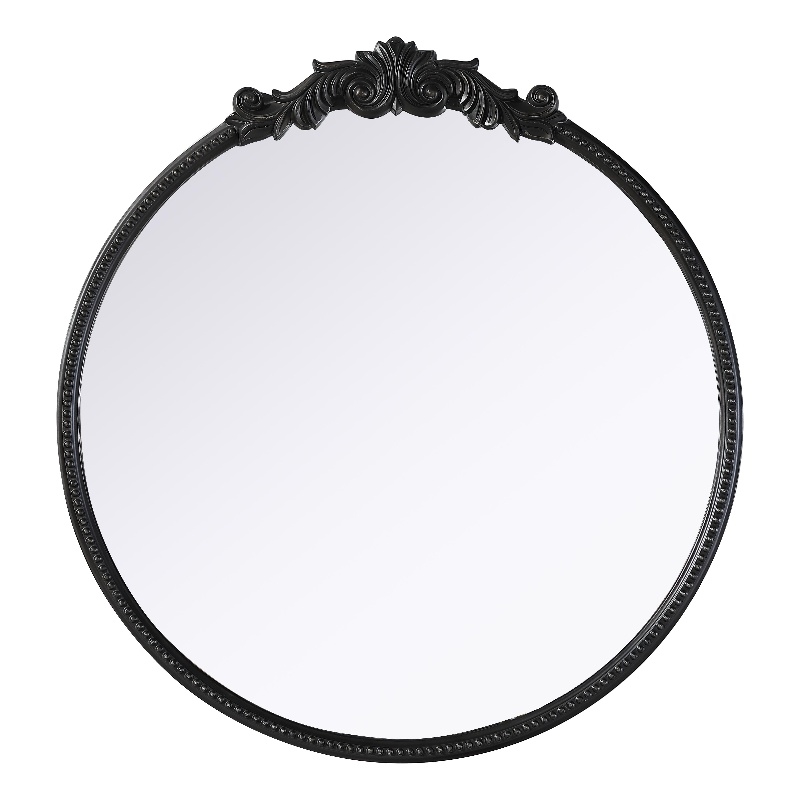Elegant Decor Naomi Vintage Resin Mirror 42X45 in Vintage Bronze
