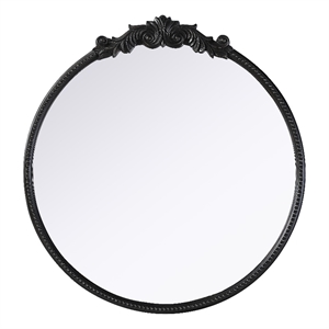 Elegant Decor Naomi Vintage Resin Mirror 42X45 in Vintage Bronze