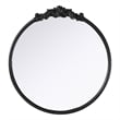 Elegant Decor Naomi Vintage Resin Mirror 42X45 in Vintage Bronze