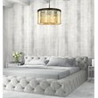 Urban Classic Sydney 8-Light Metal Royal Cut Chandelier in Matte Black