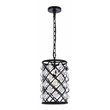 Urban Classic Madison 1-Light Metal Royal Cut Pendant in Matte Black