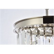 Urban Classic Sydney 3-Light Metal Royal Cut Flush Mount in Matte Black