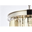 Urban Classic Sydney 3-Light Metal Royal Cut Flush Mount in Matte Black