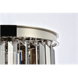 Urban Classic Sydney 3-Light Metal Royal Cut Flush Mount in Black