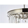 Urban Classic Sydney 3-Light Metal Royal Cut Flush Mount - Nickel Finish
