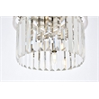 Urban Classic Sydney 3-Light Metal Royal Cut Flush Mount - Nickel Finish