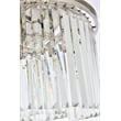 Urban Classic Sydney 6-Light Metal Royal Cut Flush Mount in Matte Black Finish