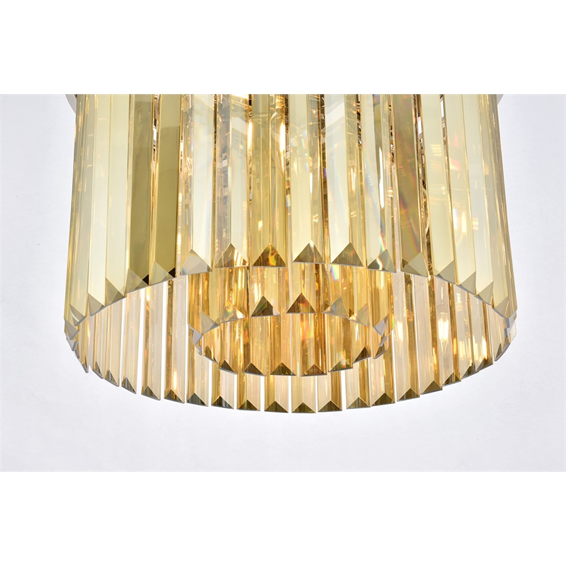 Urban Classic Sydney 6-Light Metal Royal Cut Flush Mount in Matte Black Finish