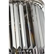 Urban Classic Sydney 6-Light Metal Royal Cut Flush Mount in Matte Black